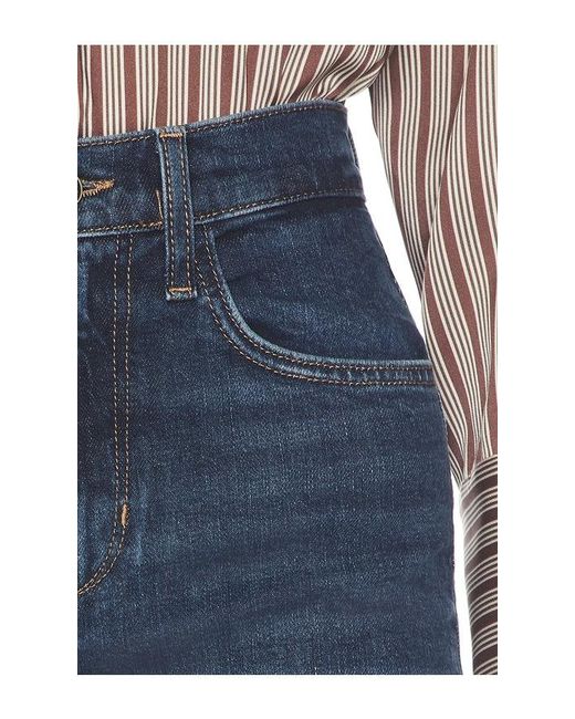 FAVORITE DAUGHTER Blue The Valentina Super High Rise Flare Jean