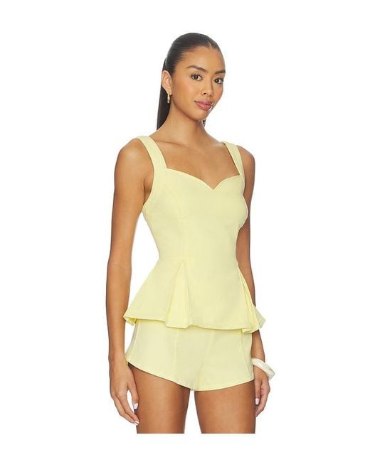 Steve Madden Yellow Zenia Top