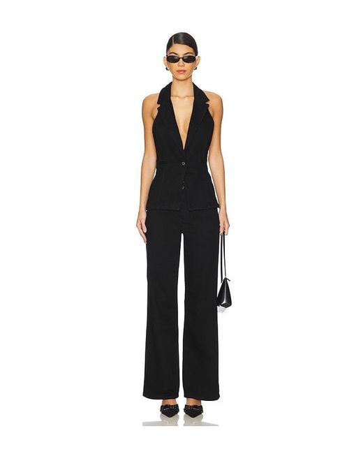 Chaleco Denim En Color Negro Talla (También En S) WeWoreWhat de color Black