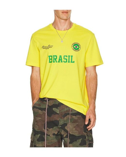 Guess Yellow World Cup Tee for men