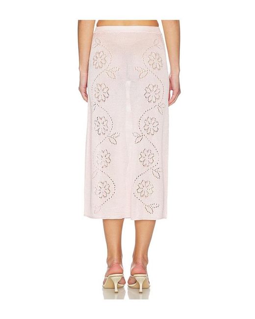 Calle Del Mar Multicolor Vine Floral Skirt