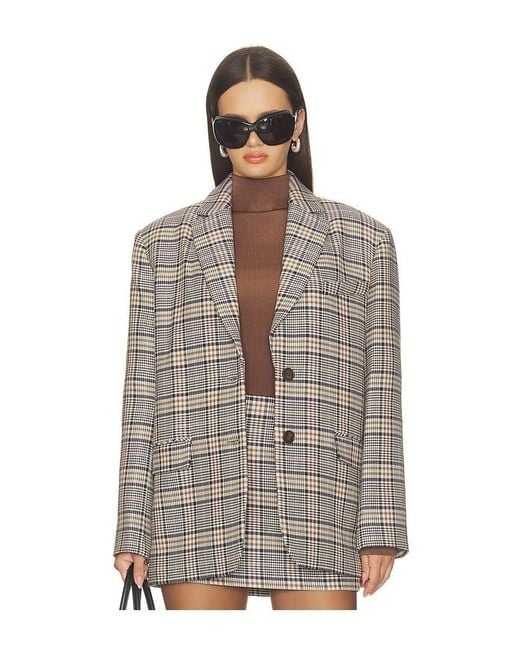 Anine Bing Brown Quinn Blazer