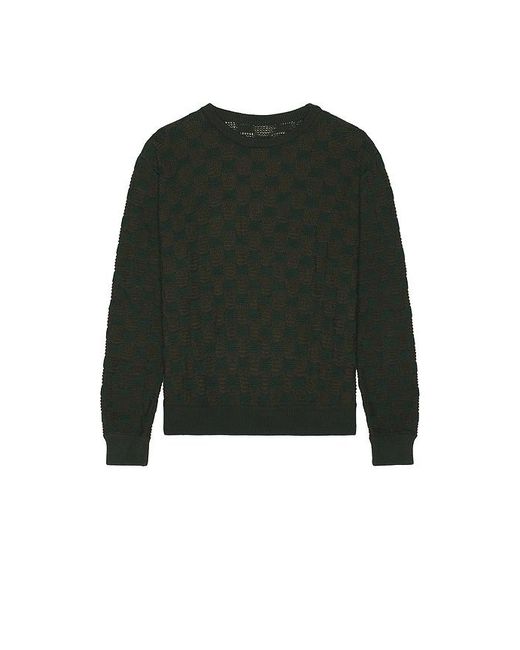 Isa Boulder Green Rectangle Sweater for men