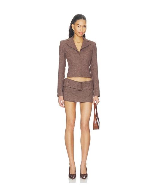 Amanda Uprichard Brown Sutton Jacket