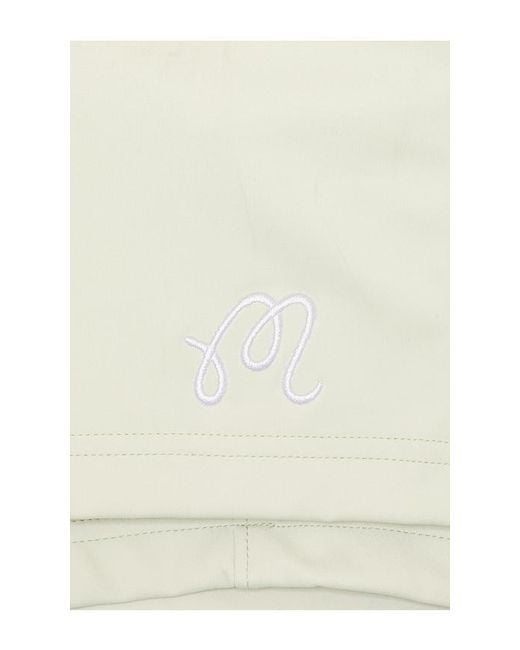 Malbon White Scooter Coolcore Short for men