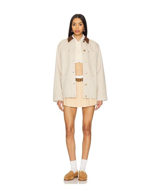 Lovers + Friends Natural Mags Jacket