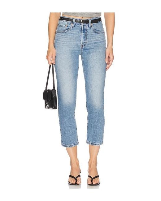 Levi's Blue 501 Crop Jeans