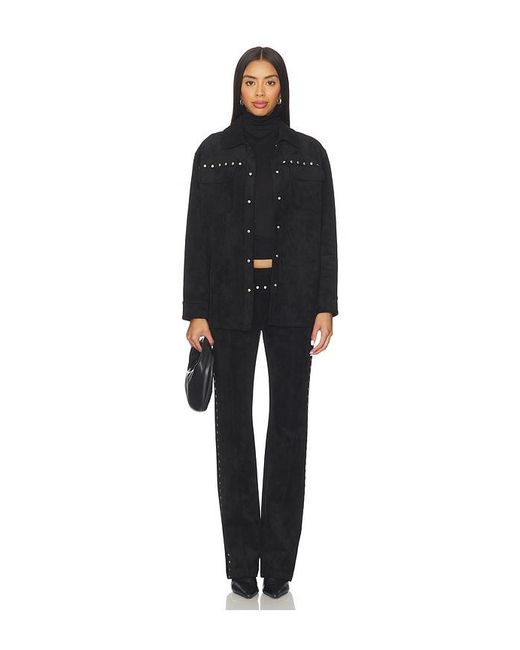 Amanda Uprichard Black Nirvana Suede Jacket