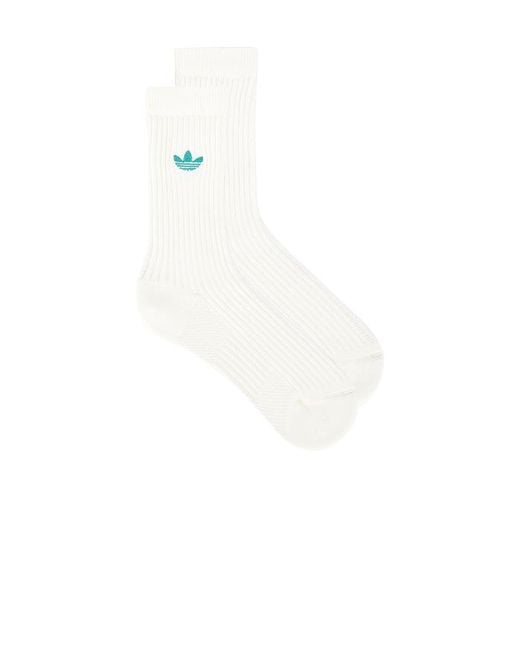 Adidas Originals White X Sporty & Rich Socks