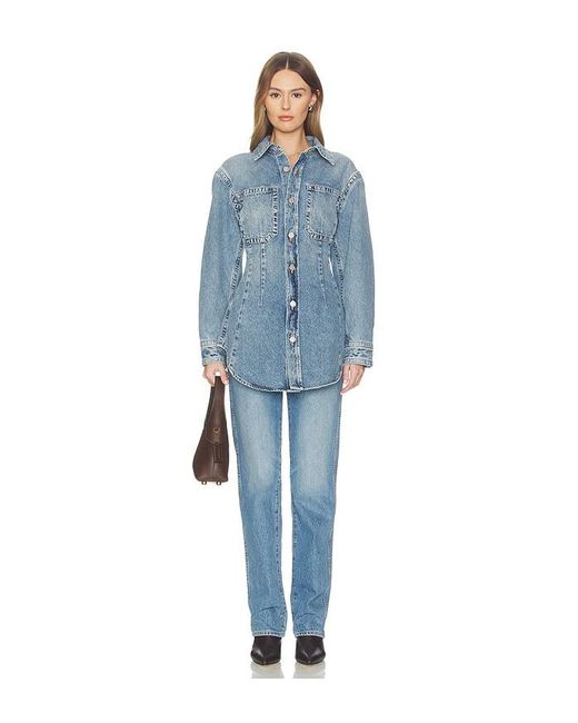 Agolde Blue Wilma Shirt