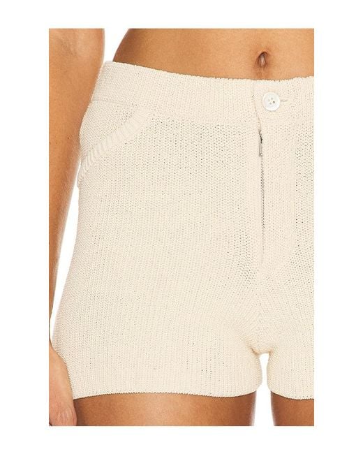 AYA MUSE White Lysi Shorts