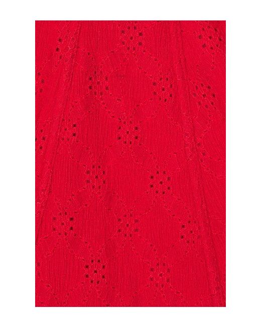 Free People Red Can'T Help It Mini Dress