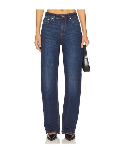 EB DENIM Blue Alida Loose Bowed