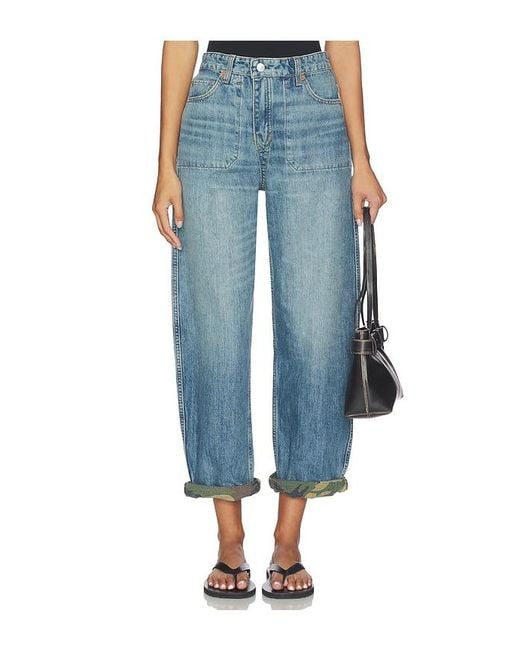 Re/done Blue The Rewind Jeans