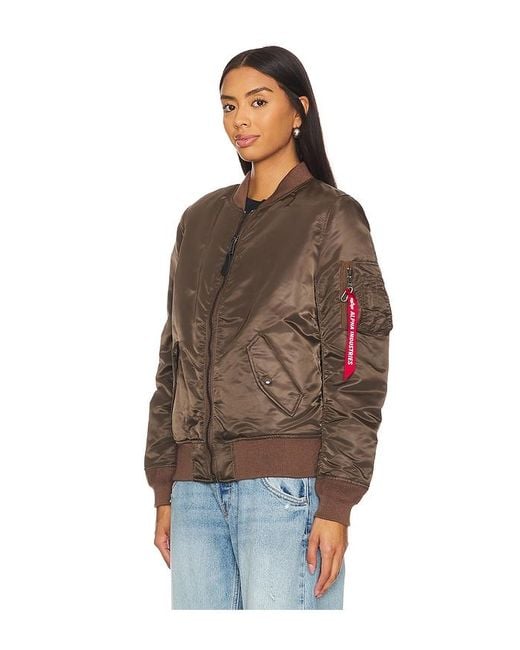 Alpha Industries Brown Ma-1 Jacket