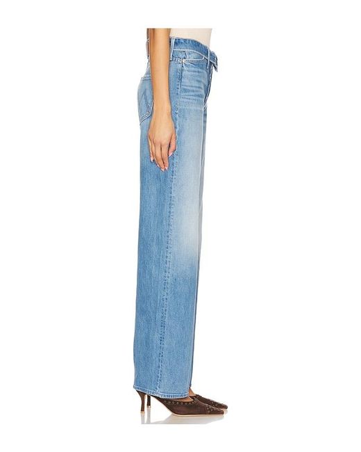Mother Blue The Foldover Dodger Sneak Jeans