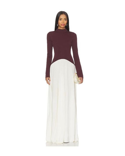 Solid & Striped White Maxikleid Saglio