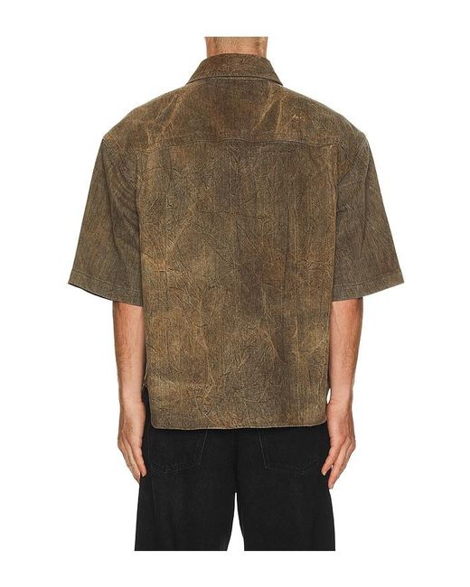 Agolde Brown Watson Shirt for men