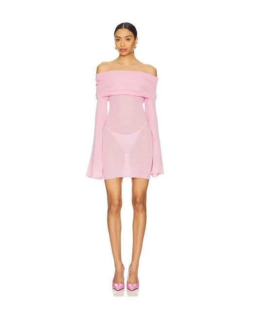 SER.O.YA Women's Pink Galli Mini Dress