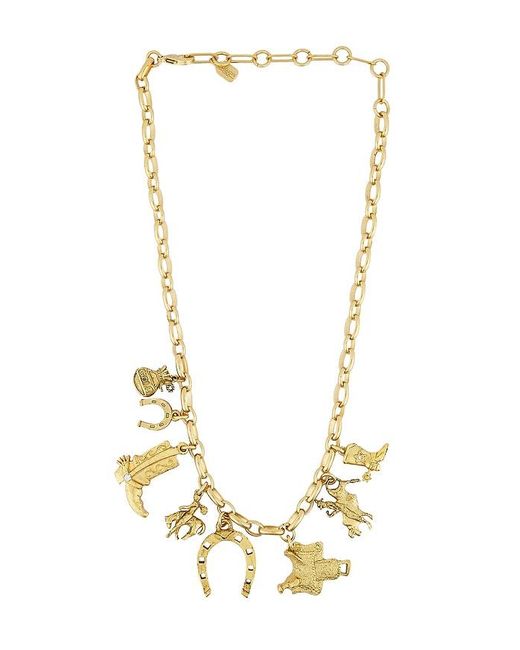 Elizabeth Cole White Dakota Necklace