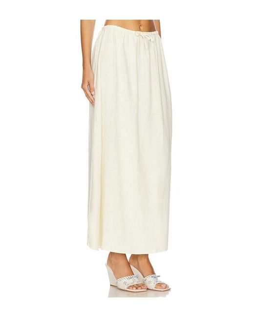 WeWoreWhat White Tie Waist Skirt