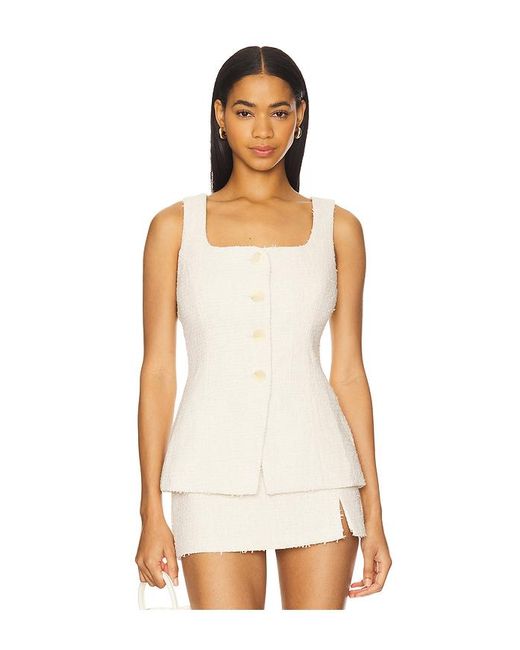 Astr White Weste Vest