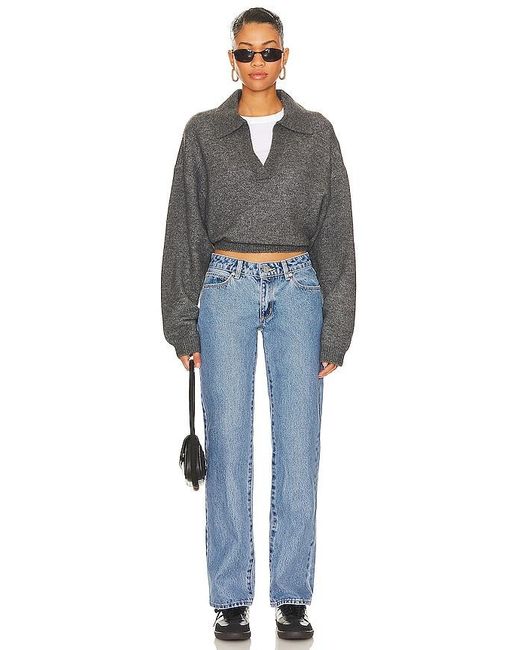 A.Brand Blue Low Rise Straight Jean
