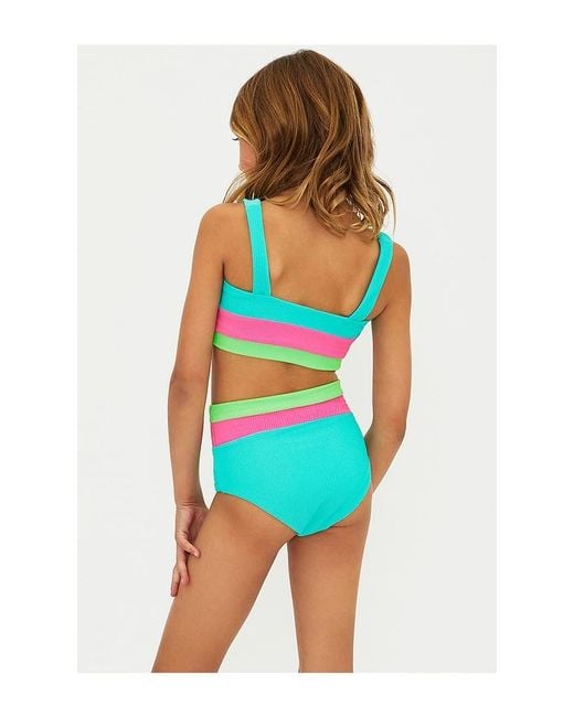 Beach Riot Blue Little Mackenzie And Heidi Set