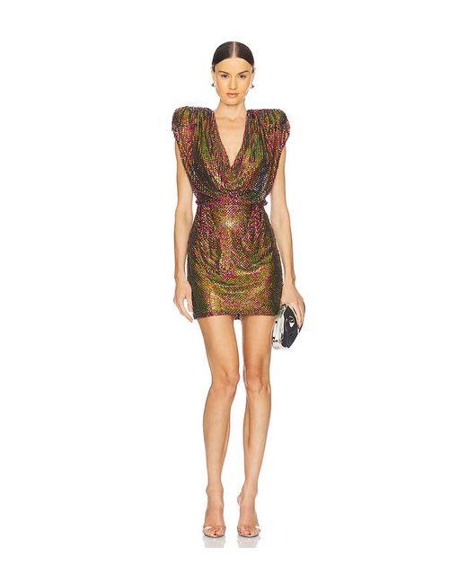 Zhivago Natural Pomme De Bonbon Mini Dress
