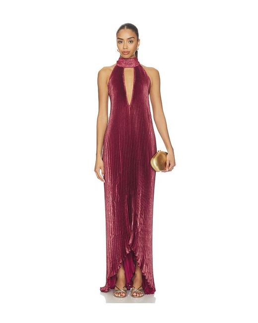 L'idée Red Opera Gown