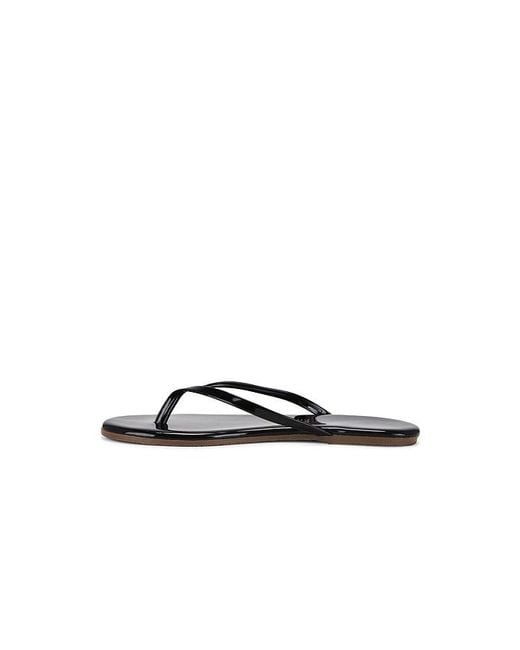 TKEES Black Glosses Flip Flop