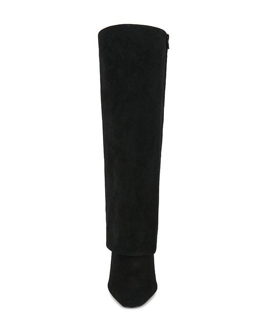 Raye Black Briella Fold Over Boot