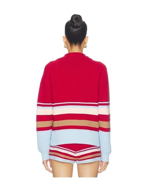 Solid & Striped Red Strick The Cleo