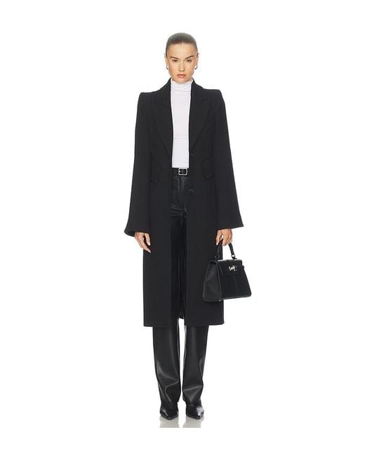 Smythe Black Pagoda Brando Trumpet Sleeve Coat
