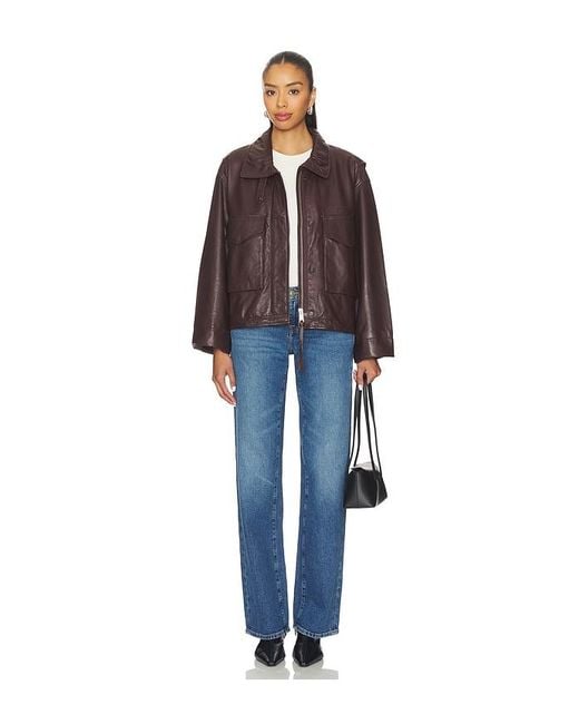 7 For All Mankind Blue Low Straight Leg Jeans