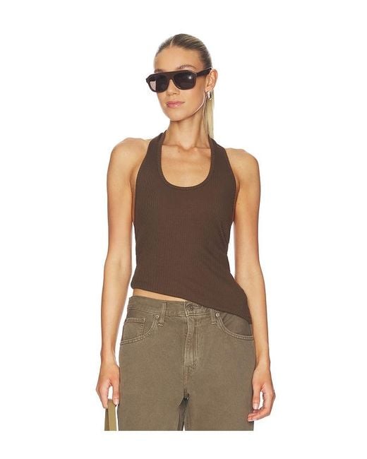Helmut Lang Multicolor Halter Strap Tank Top