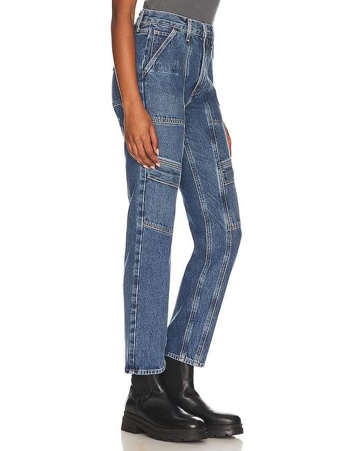 Agolde Blue Cooper Cargo Jeans