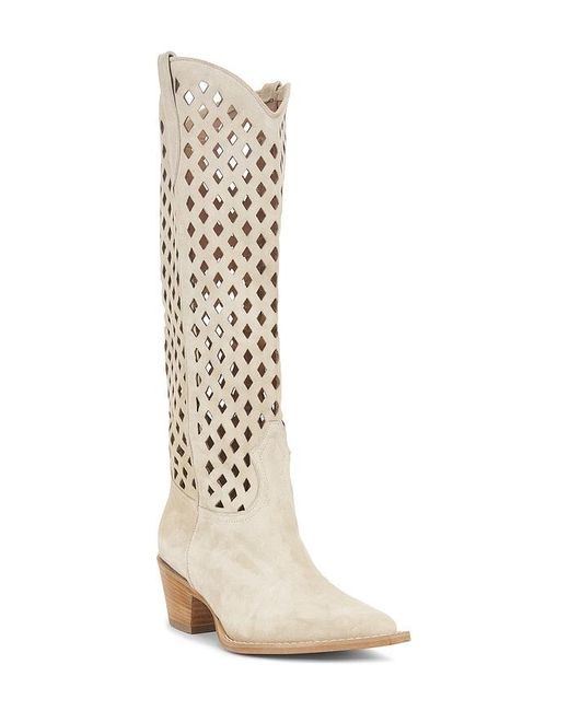 Free People White Diamonds Are Forever Cowboy Boot