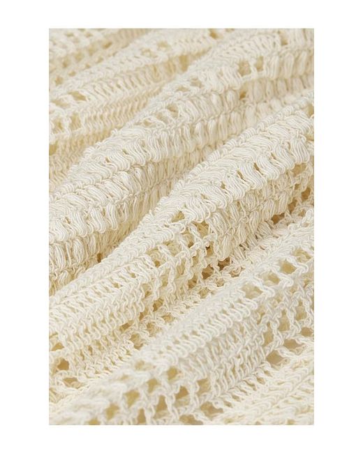 Halo White Crochet Mini Slip Dress