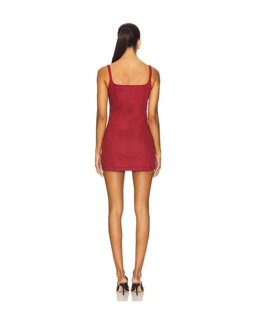 BY.DYLN Red Marcie Mini Dress