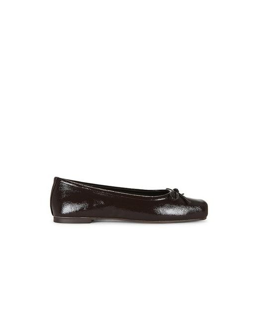 Steve Madden Black Eleve Flat