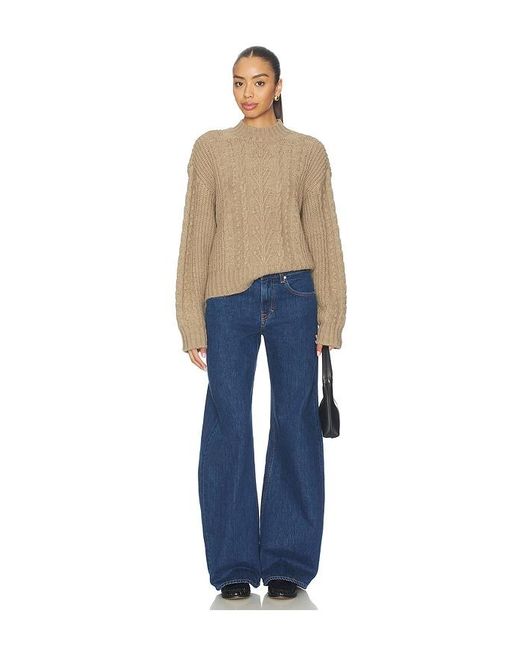 Tularosa Blue Zolene Mock Neck Sweater