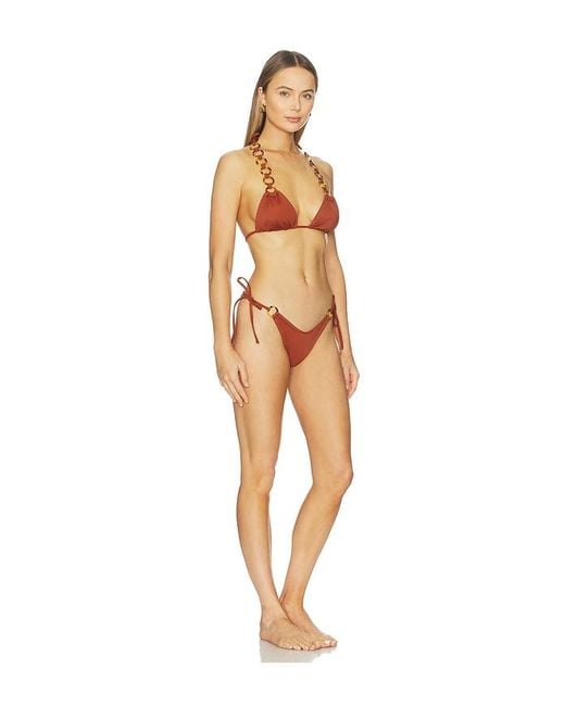 SAUDADE Brown Bali Bikini Set
