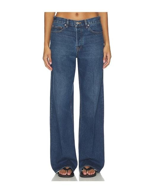 GOOD AMERICAN Blue Vintage Low Slung Baggy Jean