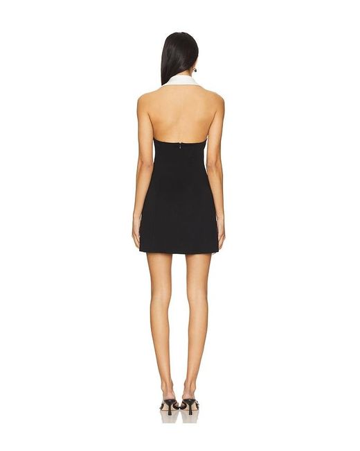 ALL THE WAYS Black Monica Halter Dress