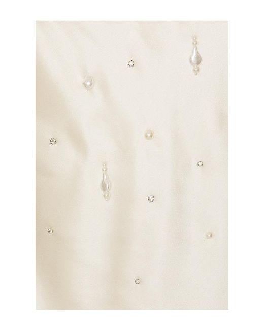 retroféte White Siobhan Embellished Dress