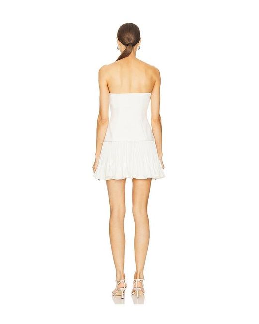 L'academie White 'Academie Nomiko Mini Dress
