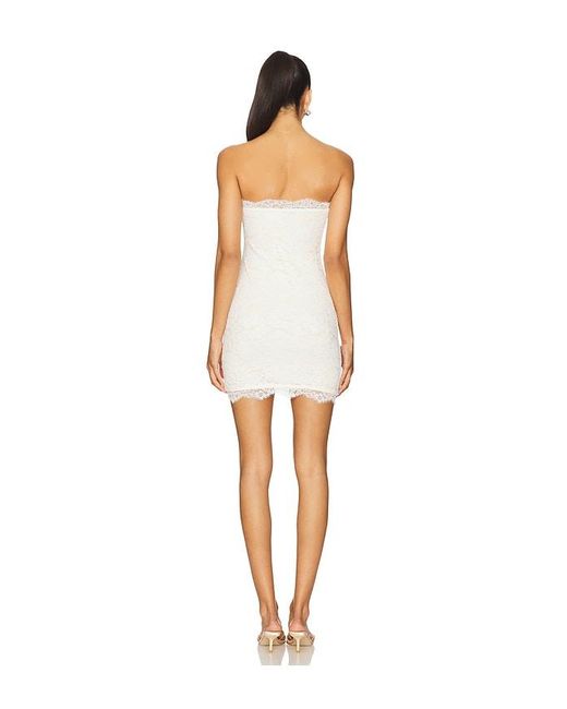 superdown White Chiara Mini Dress