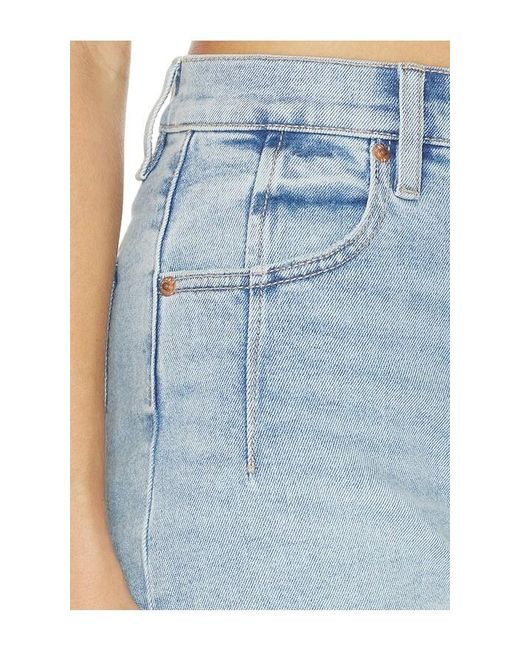 Pistola Blue Aoki High Rise A-Line Shorts