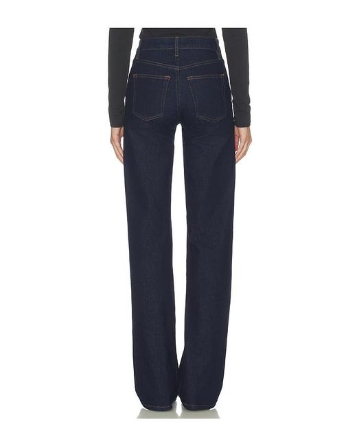 FRAME Blue The Straight Trouser Jeans